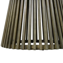 GDFStudio 47.25" Outdoor Round Dining Table,Weather-Resistant Acacia Wood Patio Center Table for Backyard, Lawn, Garden, Balcony, Courtyard, Easy Assembly Rustic Slatted Base Tables, 29.75" H Gray