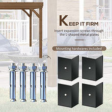 Outsunny 10' x 12' Outdoor Pergola Wood Gazebo Brown