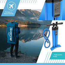 Bluefin SUP Inflatable Stand Up Paddle Board 6” Thick Kayak Conversion Kit All Accessories Carbon Blue