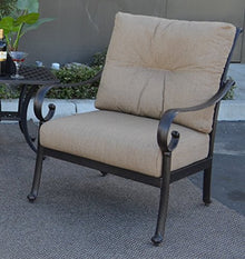 Patio Land Santa Anita Outdoor Patio 5pc Seating Group Dark Bronze