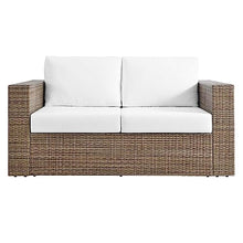 Modway Convene Love Seat Cappuccino White
