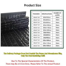 ZFUCMAYL Greenhouse Insulated Blanket,Thickened Plant Covers Quilt,Rainproof Greenhouse Quilt,for Grow Tunnel Insulation and Moisturizing,Only Includes Quilt(300x1200cm)