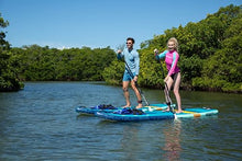 Sea Eagle Longboard LB11 Inflatable Paddleboard Blue/Yellow/Turquoise