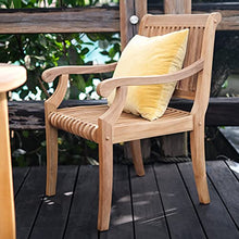Cambridge Casual Mosko Teak Wood 5 Piece Outdoor Dining Set with Seatpad