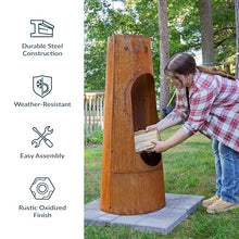 Sunnydaze Santa Fe Large Wood Burning Chiminea Outdoor Fireplace, 50"