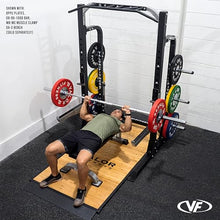 Valor Fitness Squat Rack with Pull Up Bar Weight Cage - 750lb Capacity -Plate & Barbell Storage