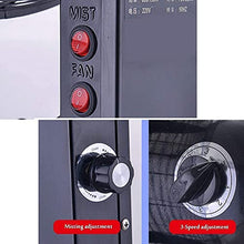 CUTPOIY Portable Misting Fan with 3-Speed Quiet Operation, High Performance Outdoor Patio Fan for Cooling 1000 Sq Ft, 26in-260W, 26in