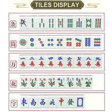 SHATONG Traditional Mahjong Game Set 144 Acrylic Tiles C