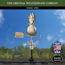 Good Directions Pineapple Weathervane, Pure Copper
