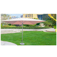3 * 3m Patio Garden Umbrella, Sun Shade Umbrella Foldable Rain and Sun Protection Lightweight Sturdy for Beach/Pool/Patio Umbrellas Not Included Base (Color : Pink) (Pink)