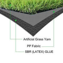 WarmShe Artificial Grass Turf 13FT x 24FT Synthetic Rug for Dogs Indoor Outdoor Garden Lawn Mat
