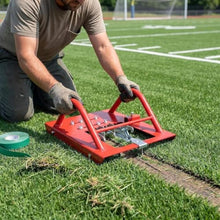 Walk-Behind Turf Trimmer for Artificial Grass with Direction Marking,Adjustable Cutting Width,Replaceable Blades
