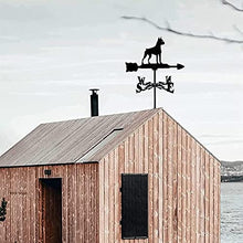House Decor Wind Vane Weathercock Roof Weather Vane Garden Mount Yard Decoration Stainless Steel Weathervane Wind Direction Indicator Farm Retro Durable Outdoor (Fairy) (Rooster)