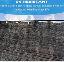 Generic VBS Black Shade Cloth Mesh Fabric 60% - 26' x 175'
