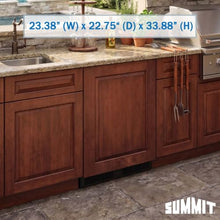 Summit 24” Outdoor Refrigerator, Built-in, 4.8 cu.ft. Capacity, ENERGY STAR, Panel-Ready* - SPR627OSPNR *Panels Not Included