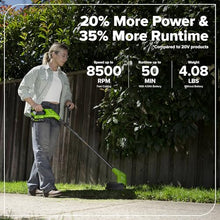 Greenworks 48V (24V x 2) 17in Mower/Blower/Trimmer Kit/Battery Kit