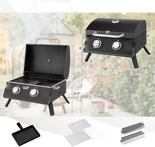 Portable Propane Gas Grill for Camping & Travel - BTU Outdoor BBQ Grill for Family Picnics, Tailgating, and Patio Cooking