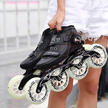 N\C Carbon Fiber Inline Speed Skates Blackcomplete3
