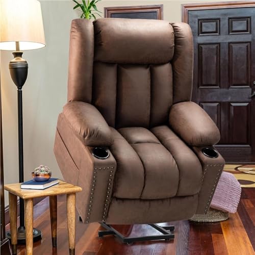 UOPYNE Large Power Lift Recliner with Heat & Massage, USB Ports