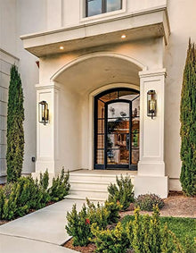 Troy Lighting Beckham 3-Light Wall Sconce | Forged Iron Finish | Made of Hand-Worked Iron | Wet-Rated for Outdoor Use | 6" W x 21.5" H Profile | B6382-FOR