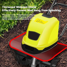 GHRERTX Electric Garden Tiller Rotavator,Cordless Soil Cultivator Scarifiers, 36cm Working Width, 18cm Tilling Depth, Double Handle, 3900rpm Tiller Garden Tools,for Lawn Patch Soil