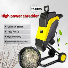 Electric Leaf Branch Shredder, 2500W Electric Wood Breaking Crusher Garden Tools(40M)
