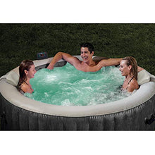 Intex 28439E 4-Person PureSpa 77in X 28in Greywood Deluxe Set
