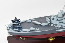 Squadron Nostalgia LLC USS Massachusetts BB-59 Battleship Mahogany Model 24-Inch