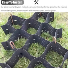 Heavy Duty Gravel Stabilization Grid - 2 Inch Geocell Paver for Driveways and Patios(5x7 m)