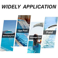 DEHIWI Swimming Pool Stainless Steel Waterfall Fountain Waterfall Spillway Pool Fountain Decoration Pool Water Feature Outdoor Spray Water Curtain,for Pond,Hot Springs,Spa Pool,65cm*30cm