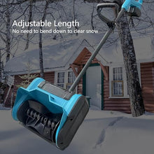 Lightweight Snow Blower, Snow Blower Cordless, Efficient Snow Removal, Snow Thrower with Adjustable Handle, for Driveway Winter Snow Removal(One Batteries)