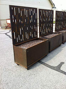 Nice Planter Corten Screen Trough