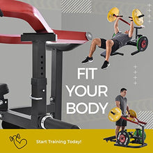 KOZYSFLER Weight Chest Press Bench Red