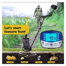 JIQHOHX Metal Detectors Metal Detector Underground Search Finder Gold Detector Treasure Hunter Detecting Waterproof High Accuracy (11 with Small Detector)
