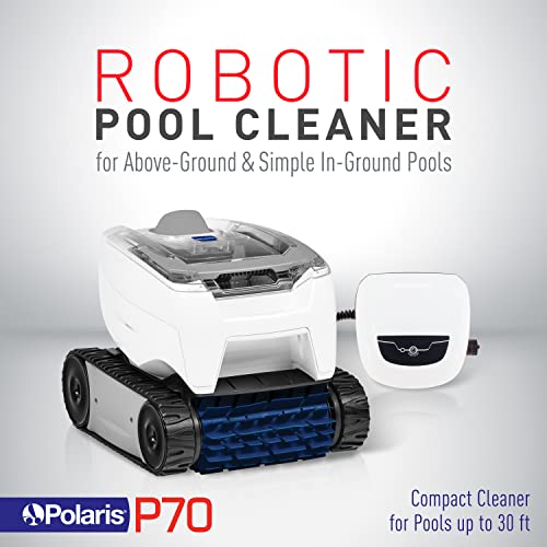 Polaris P70 Robotic Pool Cleaner Above Ground Pools White
