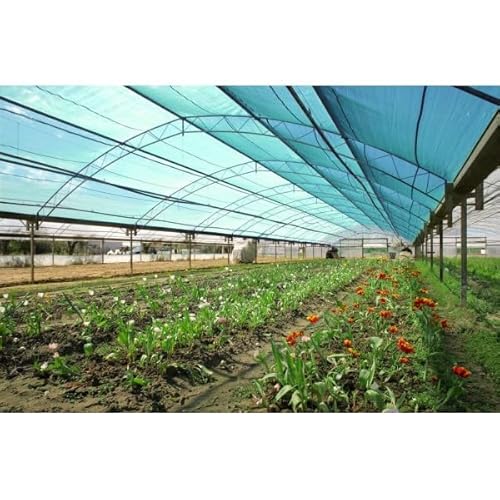 Farm Plastic Supply VBS Green Shade Sail Hemmed with Grommets 12' x 300'