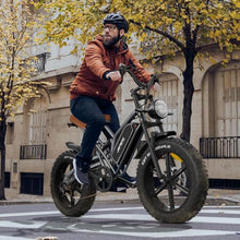 EOSBIKE JANSNO Electric Bike for Adults 20" x 4.0 Fat Tire Electric Bicycle Black