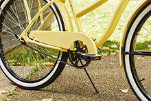Huffy Woodhaven 26 Inch Women's Cruiser Bike Cream Yellow