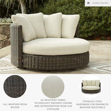 Signature Design by Ashley Kimora Outdoor Swivel Lounge Chair with Cushion