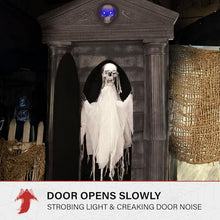 Haunted Hill Farm 6.7-Ft. Motion-Activated Animatronic Mausoleum by Tekky