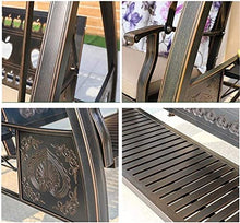 KYTGFH Patio Swing Porch Hang Club Bench Chair,Outdoor Swings Chair for Adults with Cushions and Canopy,Porch Swing Outdoor Chair Lazy Daze Hammocks Swing Bench