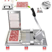 UYCVT Stainless Steel Manual Meat Mutton Kebab Skewer Machine, Normal Commercial Meat String Machine, High Eefficiency Semi-Automatic Wear Mutton String Making Machine BBQ Skewer Maker