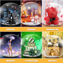 awesmflate 10FT Inflatable Snow Globe Bubble Tent Clear