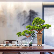 GRFIT Artificial Bonsai Pine Bonsai Indoor Decoration Fake Bonsai Artificial Plants Good Luck Fortune Bonsai Tree Artificial Living Room Accessories Room Office Decoration for Home Office (Color : B)