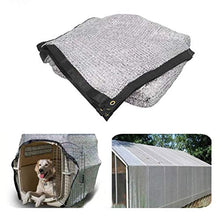 XBTGS Sun Shade Sail 80% Silver Reflective Shade Cloth for Garden Patio Sun Block Mesh Pergola Cover with Plant Protection Car Cover and Patio A,4x4M(13.1x13.1ft),4x4M(13.1x13.1ft)