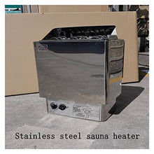 POGHDBXA Sauna Accessories, Sauna Stove, Shower Generator, Stainless Steel Heater, Dry Furnace, Home Heating(External Control knob,3kw)