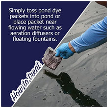 Natural Waterscapes Reflective Black Pond Dye Packets - 80 Water Soluble Packs Black