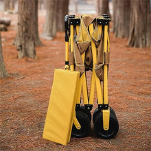 IRYZE Outdoor Utility Wagon Foldable Outdoor Utility Cart Foldable Wagon Cart Camp Shopping Picnic Luggage Trolley Mountain Pulley Pull-Cart Grocery Cart