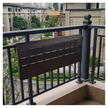 ZGLINMZ Folding Balcony Railing Hanging Planter for Outdoor/Indoor, Multi-Functional Garden Decor, Space-Saving Terrace Accessory (L120*W27cm / L47.2*W10.6in)