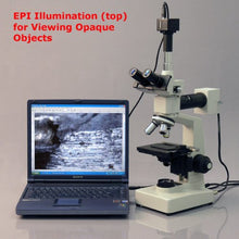 AmScope Digital Trinocular Metallurgical Microscope 40X-2000X with 5MP Camera